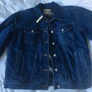 Madewell Indigo Flannel-Lined Jean Jacket